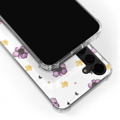 Flowers and Arrows Galaxy S24 Plus Clear Case