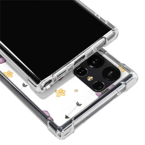 Flowers and Arrows Galaxy S24 Ultra Clear Case
