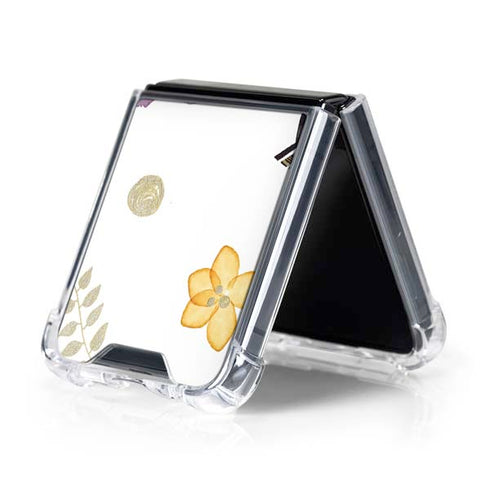 Flowers and Arrows Galaxy Z Flip5 5G Clear Case