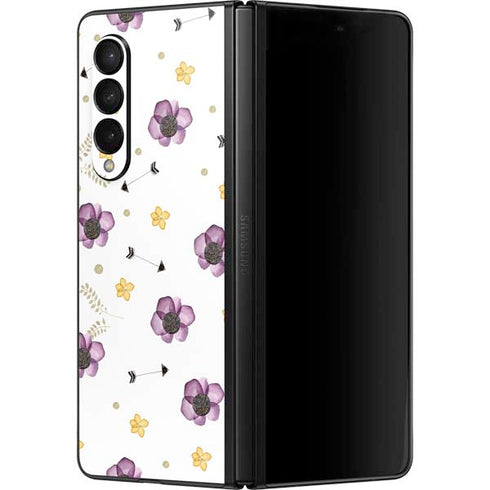 Flowers and Arrows Galaxy Z Fold3 5G Skin