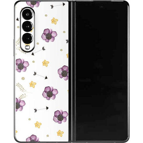 Flowers and Arrows Galaxy Z Fold3 5G Skin