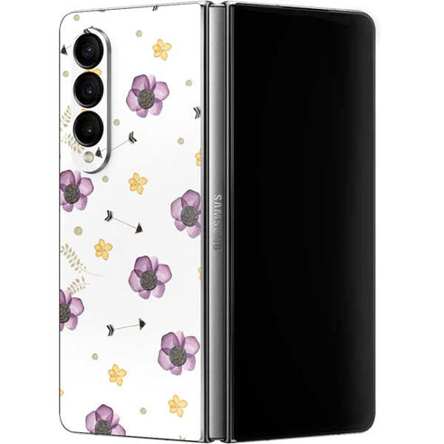 Flowers and Arrows Galaxy Z Fold4 5G Skin