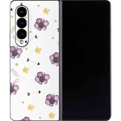 Flowers and Arrows Galaxy Z Fold4 5G Skin