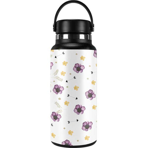 Flowers and Arrows Hydro Flask 32oz Wide Mouth Skin