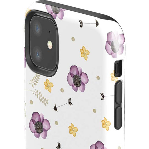 Flowers and Arrows iPhone 11 Impact Case