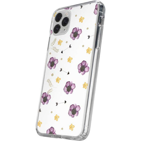 Flowers and Arrows iPhone 11 Pro Clear Case