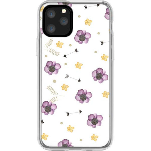 Flowers and Arrows iPhone 11 Pro Clear Case
