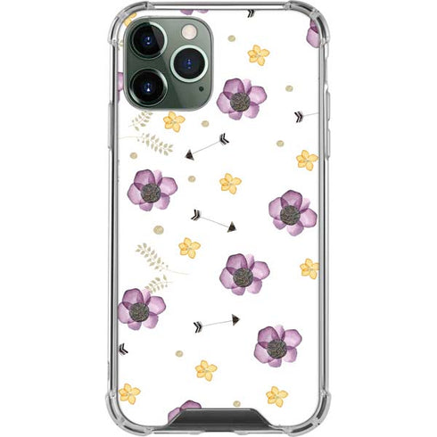 Flowers and Arrows iPhone 11 Pro Max Clear Case