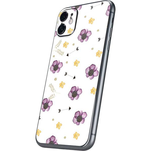 Flowers and Arrows iPhone 11 Skin