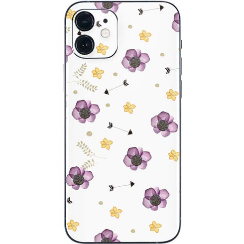 Flowers and Arrows iPhone 12 Mini Skin