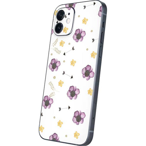 Flowers and Arrows iPhone 12 Mini Skin
