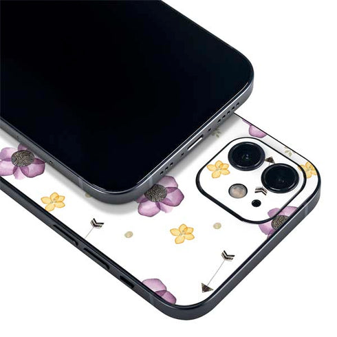 Flowers and Arrows iPhone 12 Mini Skin