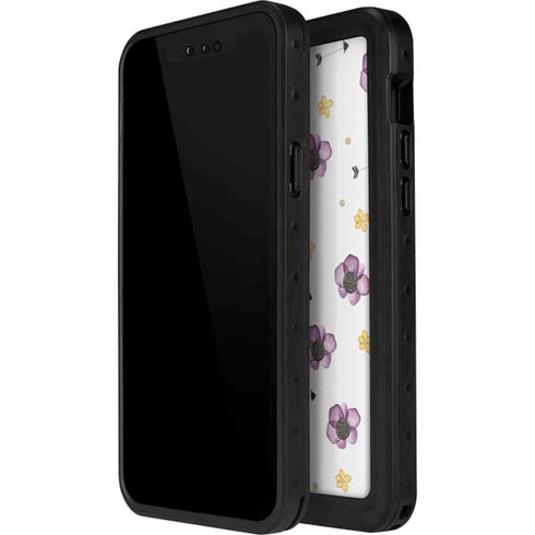 Flowers and Arrows iPhone 12 Mini Waterproof Case
