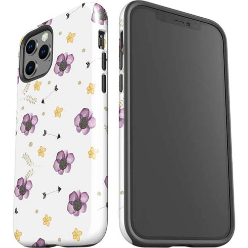 Flowers and Arrows iPhone 12 Pro Impact Case