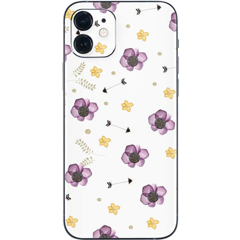 Flowers and Arrows iPhone 12 Skin