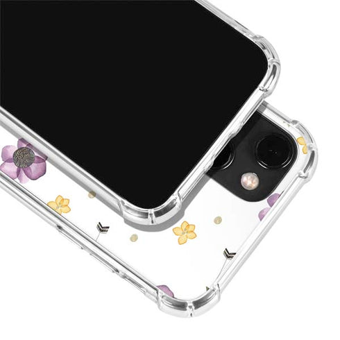 Flowers and Arrows iPhone 13 Mini Clear Case