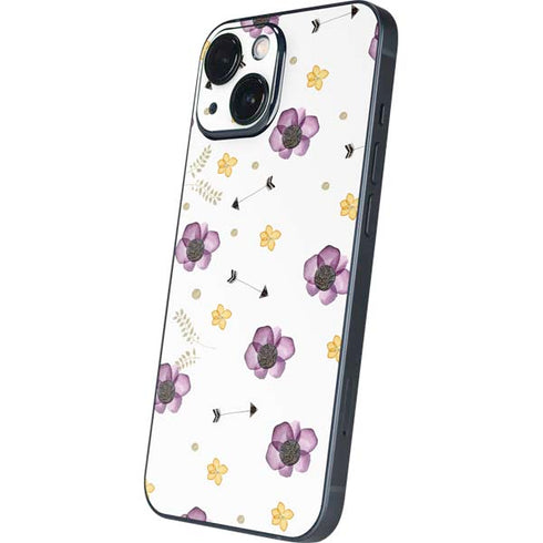Flowers and Arrows iPhone 13 Mini Skin