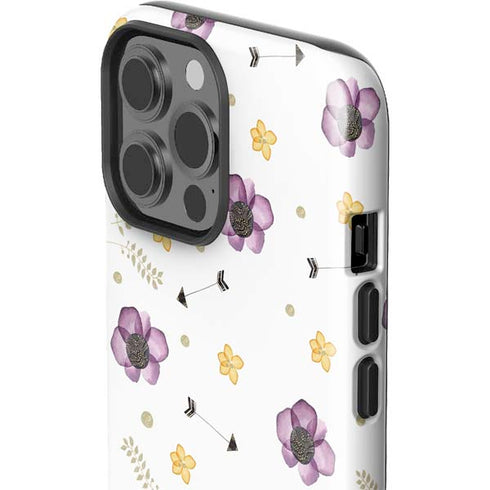 Flowers and Arrows iPhone 13 Pro Max Impact Case