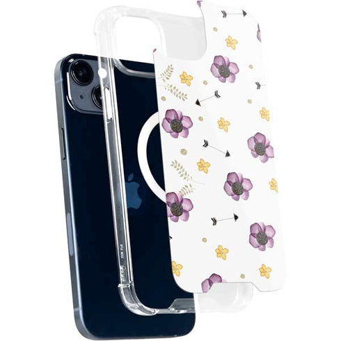 Flowers and Arrows iPhone 14 Plus MagSafe Case