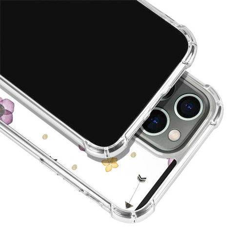 Flowers and Arrows iPhone 15 Pro Clear Case