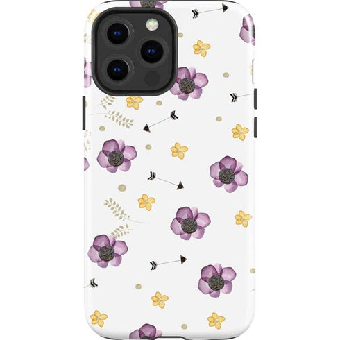 Flowers and Arrows iPhone 14 Pro Max Impact Case