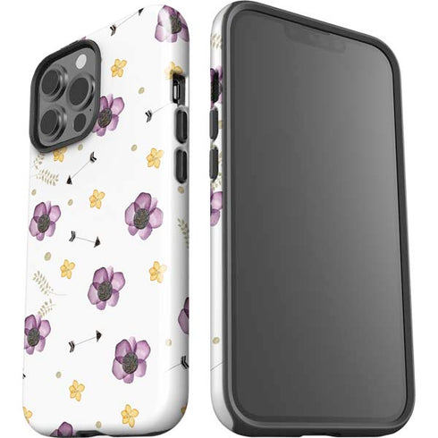 Flowers and Arrows iPhone 15 Pro Max Impact Case
