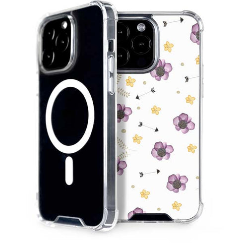 Flowers and Arrows iPhone 15 Pro Max MagSafe Case