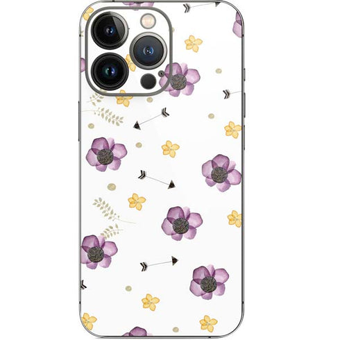 Flowers and Arrows iPhone 14 Pro Skin