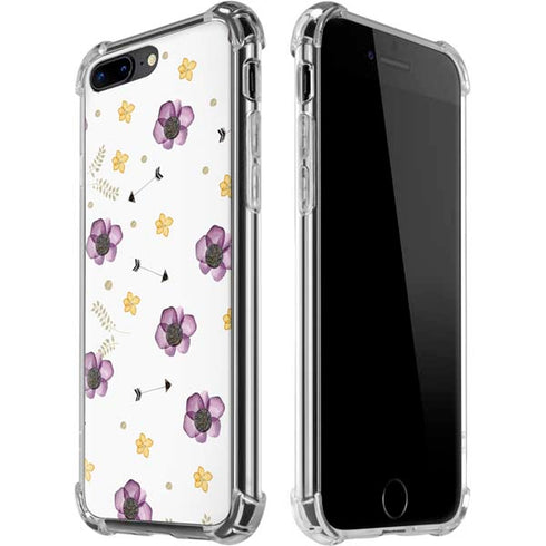 Flowers and Arrows iPhone 7/8 Plus Clear Case