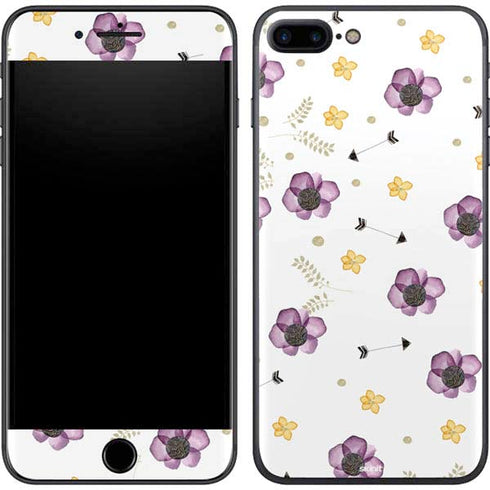 Flowers and Arrows iPhone 7 Plus Skin