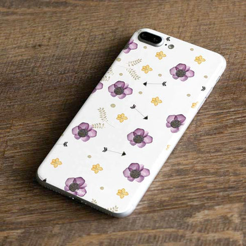Flowers and Arrows iPhone 7 Plus Skin
