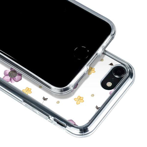 Flowers and Arrows iPhone SE (2nd & 3rd Gen) Clear Case