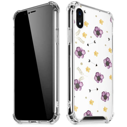 Flowers and Arrows iPhone XR Clear Case