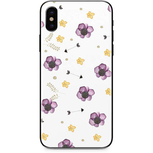 Flowers and Arrows iPhone XS Max Skin