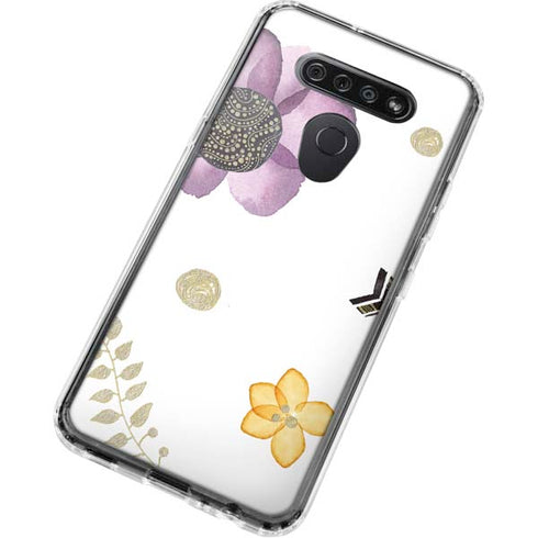 Flowers and Arrows LG K51/Q51 Clear Case