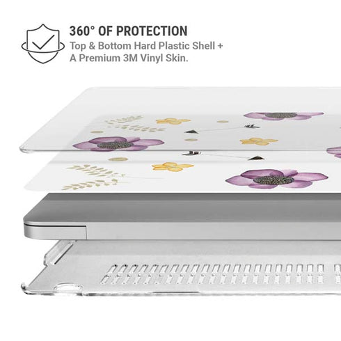 Flowers and Arrows MacBook Pro 15in (2016-19) Case plus Skin