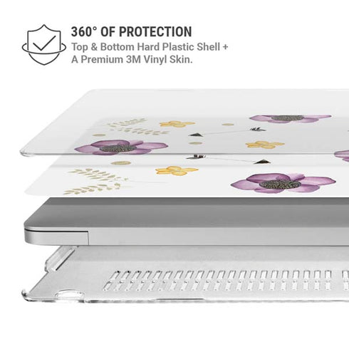 Flowers and Arrows MacBook Pro 16in (2019-20) Case plus Skin