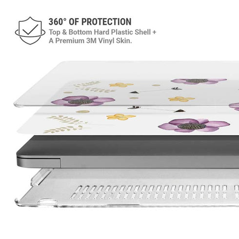 Flowers and Arrows MacBook Pro 16in (2021-25) Case plus Skin