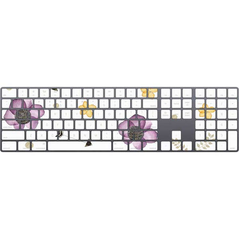 Flowers and Arrows Magic Keyboard with Numeric Keypad Skin