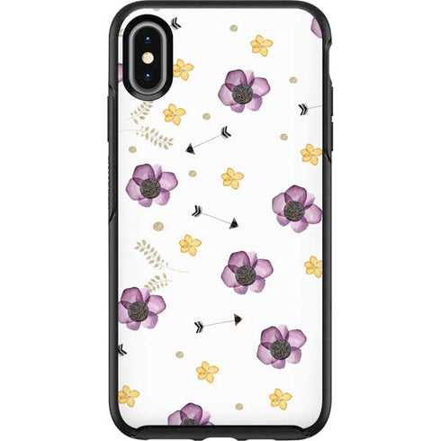 Flowers and Arrows Otterbox Symmetry iPhone Skin