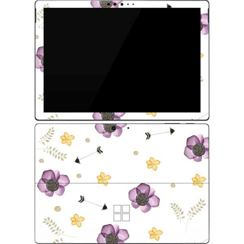 Flowers and Arrows Surface Pro 7 Skin