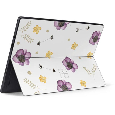 Flowers and Arrows Surface Pro 7 Skin