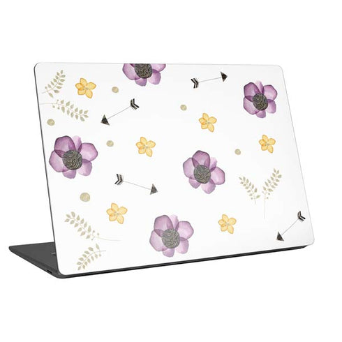 Flowers and Arrows Universal Laptop 13in (10.6 x 7.6in) Skin