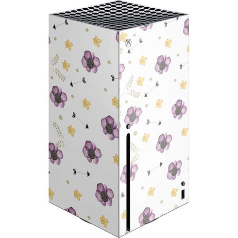 Flowers and Arrows Xbox Series X Console Skin