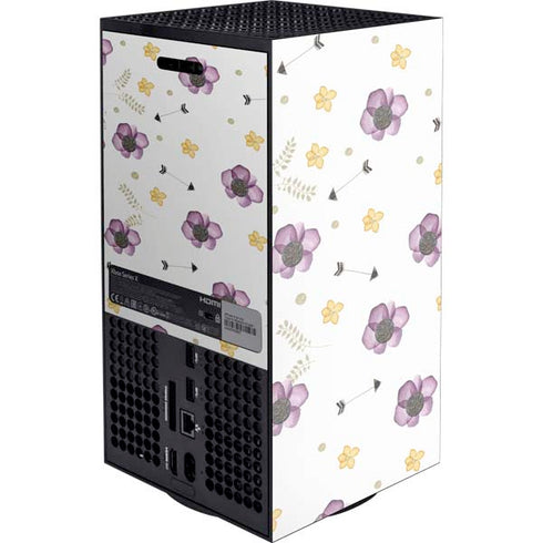 Flowers and Arrows Xbox Series X Console Skin