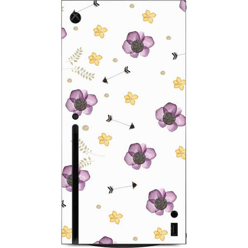 Flowers and Arrows Xbox Series X Console Skin