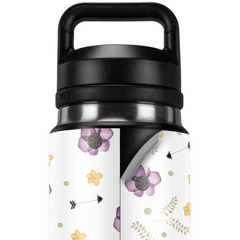 Flowers and Arrows YETI Rambler 26oz Bottle Skin