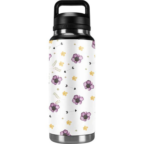 Flowers and Arrows YETI Rambler 36oz Bottle Skin