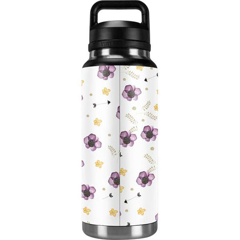Flowers and Arrows YETI Rambler 36oz Bottle Skin