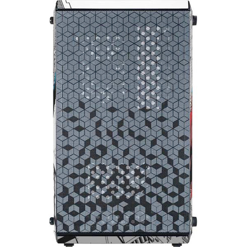 DC Comics Superman Flying Over City Pose Cooler Master MasterBox Q300L Mini Tower Skin